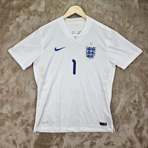 England National Hart Jersey World Cup 2014 Home Football Soccer Mens Shirt Sz M